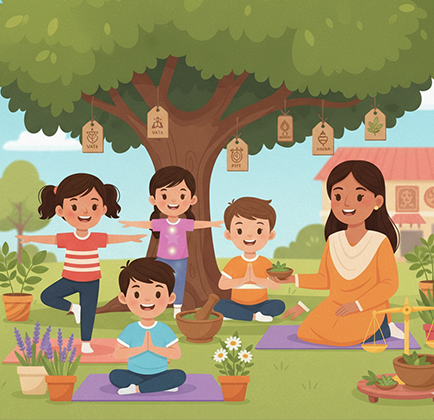 The Young Yogi — Ayurveda program promoting lifelong health through traditional daily habits