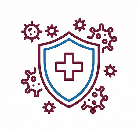 Icon representing infection patrol — STDs, STIs, symptoms, testing and treatment